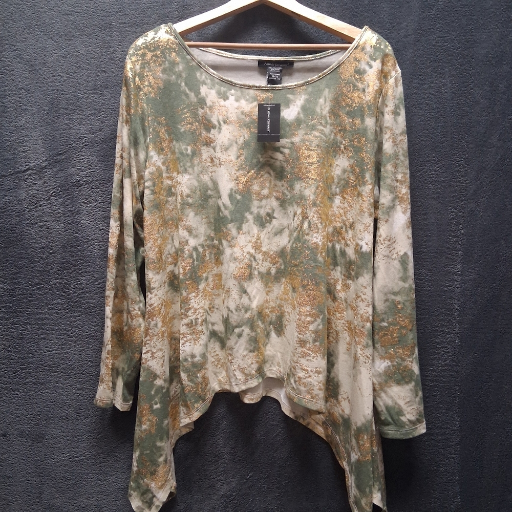 Ashley Stewart Longsleeved Blouse Sz 18/20